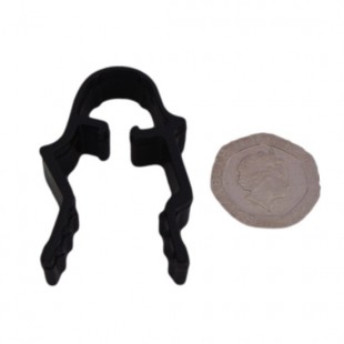 Skirt Clips Hajo Plastic (500/Box) Black